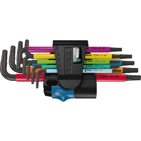 Wera 967 9 tx 9-piece hex key set - torx - t8-40