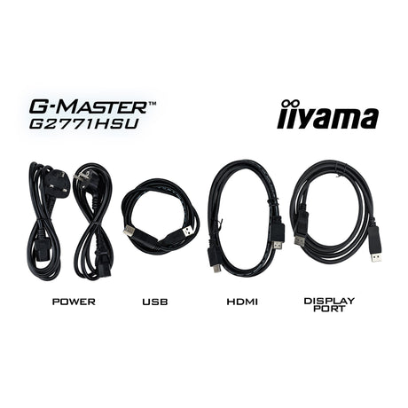Iiyama G-Master Red Eagle G2771HSU-B1 27 gaming monitor (black, 2x HDMI, DisplayPort, USB-A, USB-C, 240 Hz)