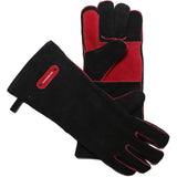 Kamado joe leather gloves handschoen (zwart rood)