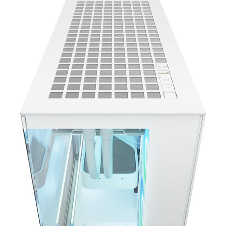 Arctic xtender midi tower kryt (biely | 2x USB-A | 1x USB-C | RGB | tvrdené sklo)