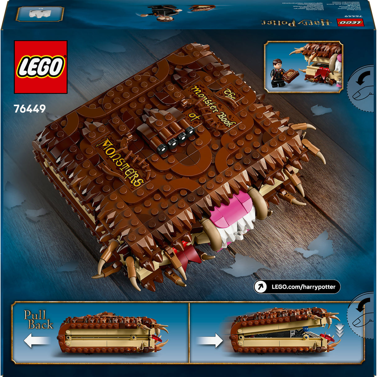 Lego harry potter the monstrous monster book toy - 76449