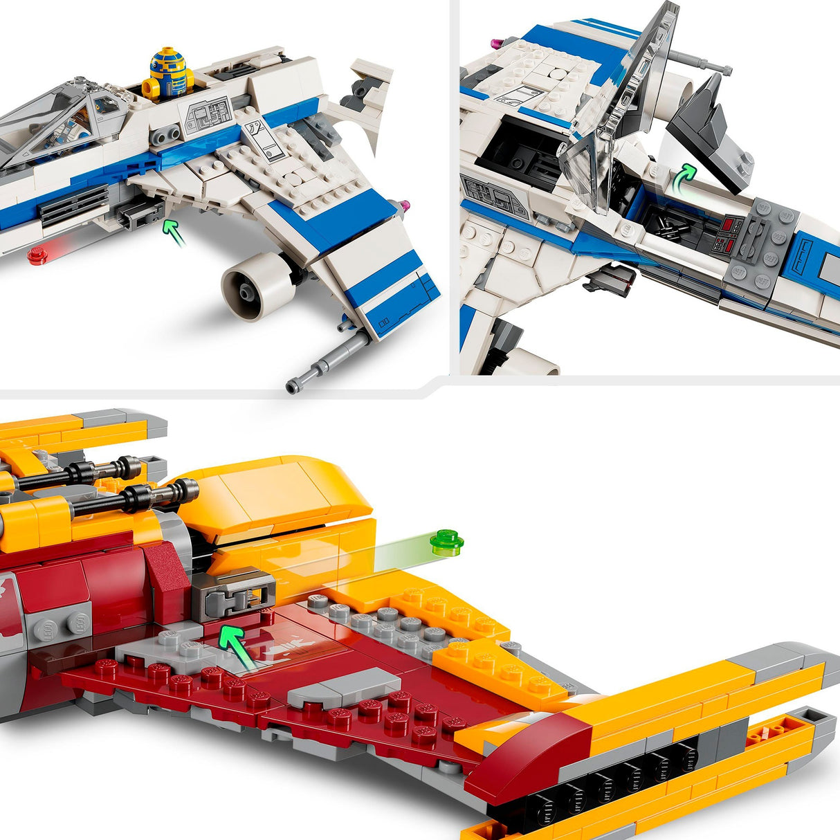 Lego Star Wars - New Republic E-Wing vs. Shin Hati's Starfighter Building Toy (75364)