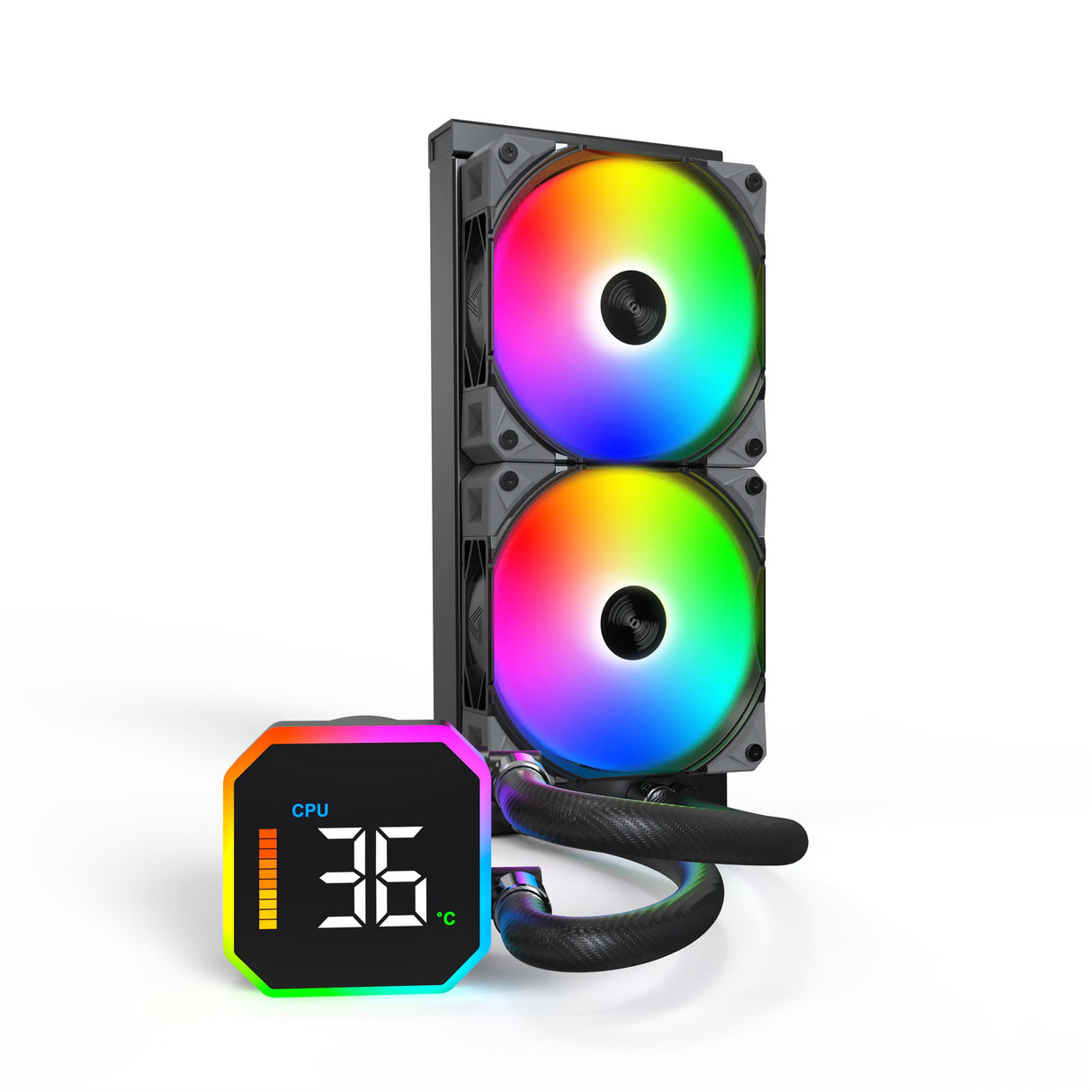 Montech Hyperflow Digital 240 Liquid Cooler (Black)