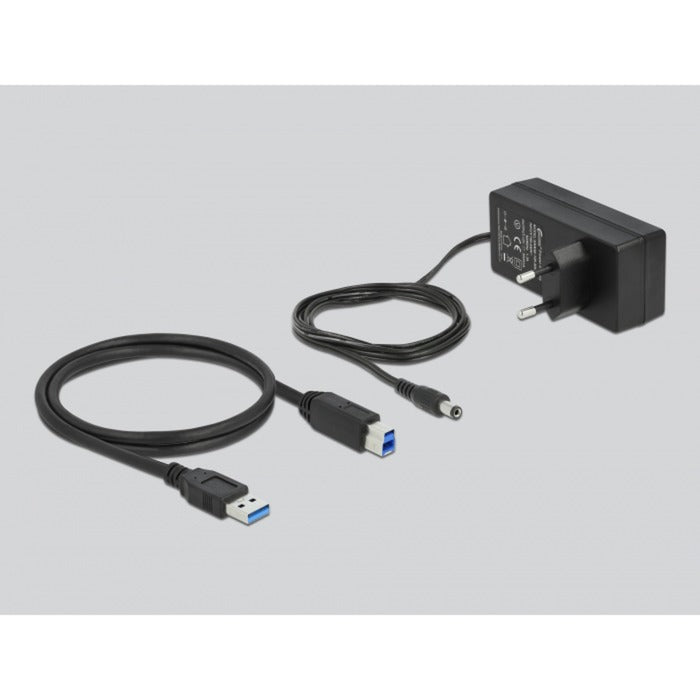 Hub Delock USB 3.2 gen 1 com hub USB de 7 portas (cinza)