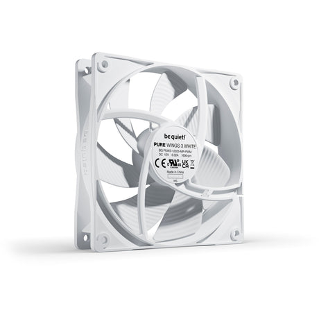 be quiet! Pure Wings 3 PWM case fan (white, 120 x 120 x 25 mm)