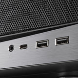 Silverstone SST-GD11B HTPC korpusas (juodas | 2x USB-A | 1x USB-C)