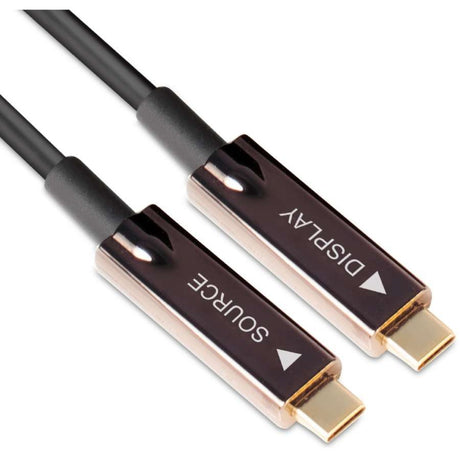Aktywny optyczny jednokierunkowy kabel AV MM Club 3D USB-C Gen 2 (czarny, 20 metrów)
