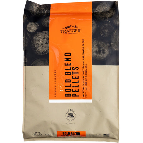 Traeger bold blend pellets - limited edition fuel (8 kg)