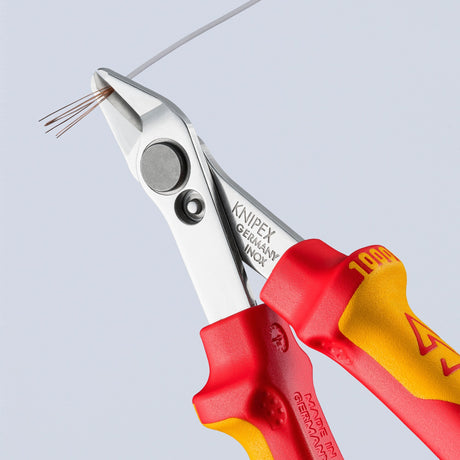 Knipex elektronikus szuper Knips® VDE 78 06 125 elektronikai fogó (piros sárga)