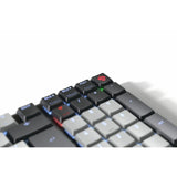 Cherry KW 550 MX LP mechanical keyboard (black, US layout (QWERTY), MX Low Profile 2.0 Ivory, 96%, white LEDs, PBT keycaps)