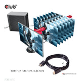 Club 3D ultra vysokorychlostní HDMI 2.1 certifikovaný kabel samec-samec (černý, 2 metry, 4K 120Hz, 8K 60Hz, 48Gbps)