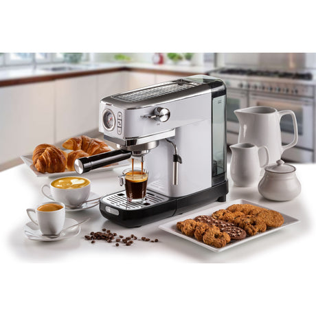 Ariete Moderna Espresso Slim 1381 14 Espresso Machine (White)