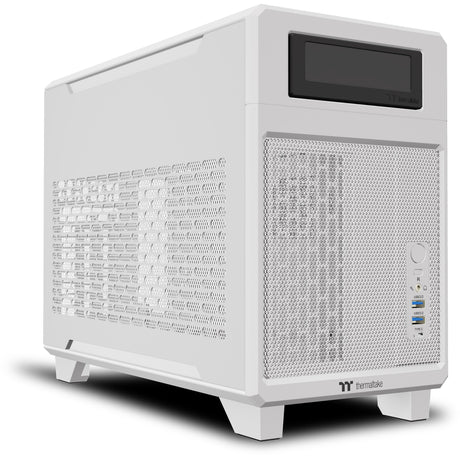 Thermaltake TR100 Snow Mini Tower Case (White | 2x USB-A | 1x USB-C)