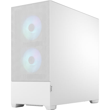 Fractal Design Pop Air RGB Midi Tower Case (White | 2x USB-A | RGB | Tempered Glass)