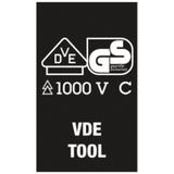 Wera Kraftform Kompakt VDE 16 Torque Extra Slim 1 Tool Finder-skrutrekker (rød gul, 16 stykker)