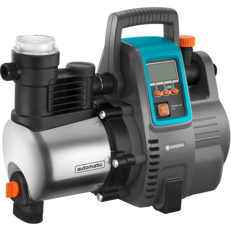 Gardena tlačna črpalka 6000 6 LCD iz nerjavečega jekla (nerjavno jeklo črna, 1760-20)