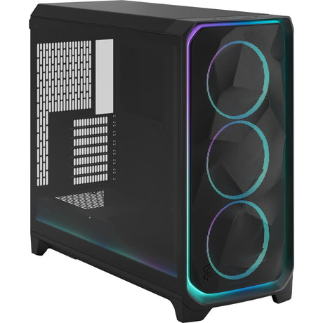 Fractal design meshify 3 xl ambience pro rgb big tower housing (black | 2x usb-a | 1x usb-c | rgb | tempered glass)