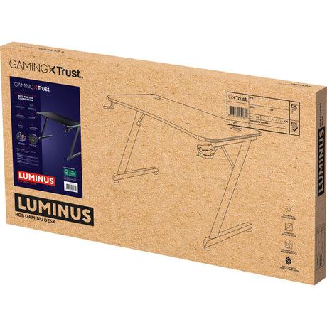 Trust GXT 709 LUMINUS RGB Gaming Desk (black)