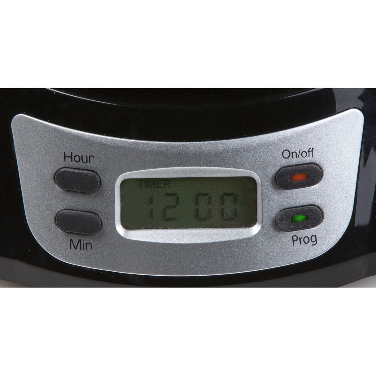 Domo coffee maker with timer and display do708k coffee filter machine (black, 1.5 liters)