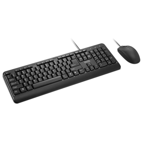 Lenovo 160 wired combo desktop set (black, US layout (QWERTY), 100%, USB-A, 1,600 dpi)