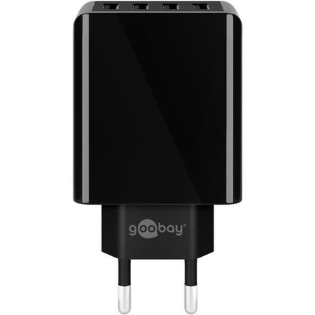 Goobay 4-way USB charger (30 W) (black)