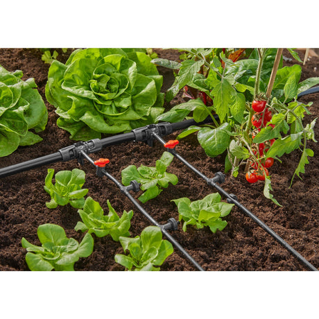 Gardena Series Tropfer 2 l u, druckausgleichender Tropfer (dunkelgrau, 10 Stück)