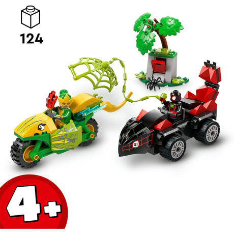 Lego Spidey 11198 Spinne und Elektro-Verfolgungsjagd mit Dinosaurierfahrzeugen