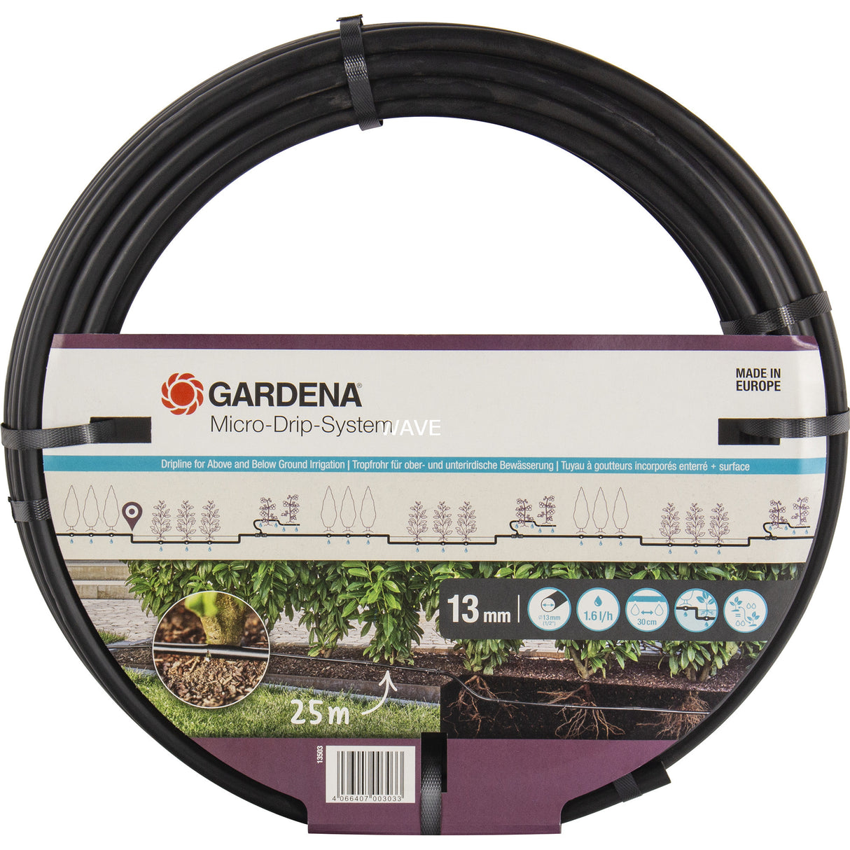 Gardena Micro-Drip System Tropfröhre 13 mm (1 2) ø - 13503-20