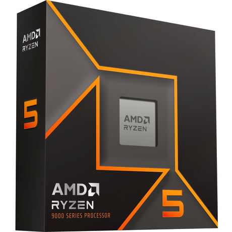 Amd ryzen 5 9600x, 3.9 ghz (5.4 ghz turbo boost) socket am5 processor (unlocked, boxed)