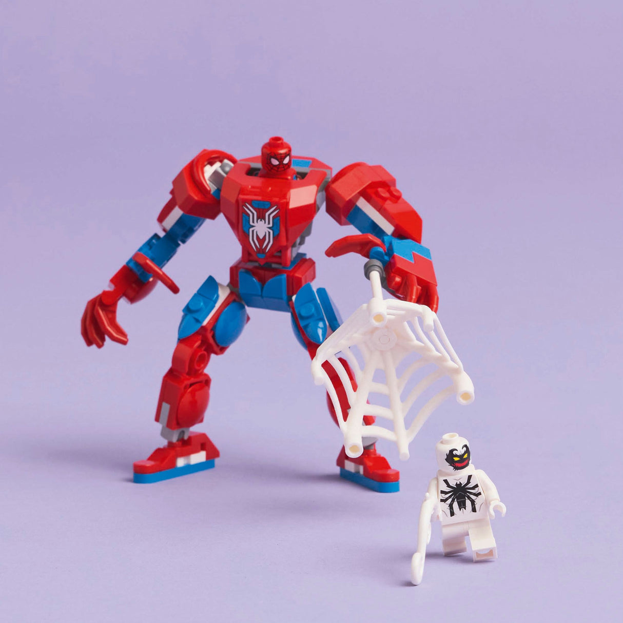 Lego super heroes 76308 spider-man mech vs. anti-venom