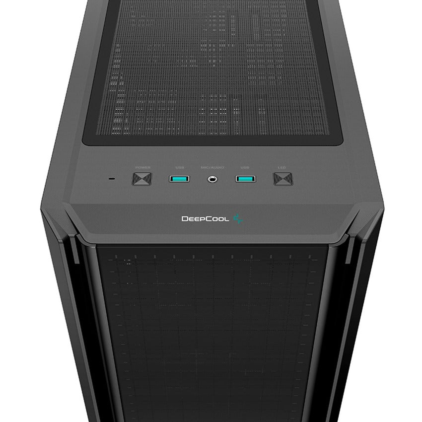 Boîtier tour midi Deepcool CG540 (noir | 2x USB-A | fenêtre)