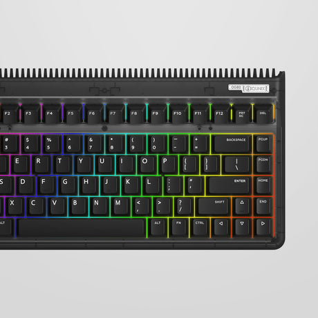 Iqunix og80 dark side wireless mechanical keyboard (black, us layout (qwerty), cherry mx brown, 80% (tkl), rgb leds, hot-swappable, pbt, 2.4ghz | bluetooth 5.1 | usb-c)