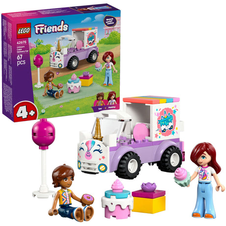 Lego friends 42675 unicorn cake delivery car