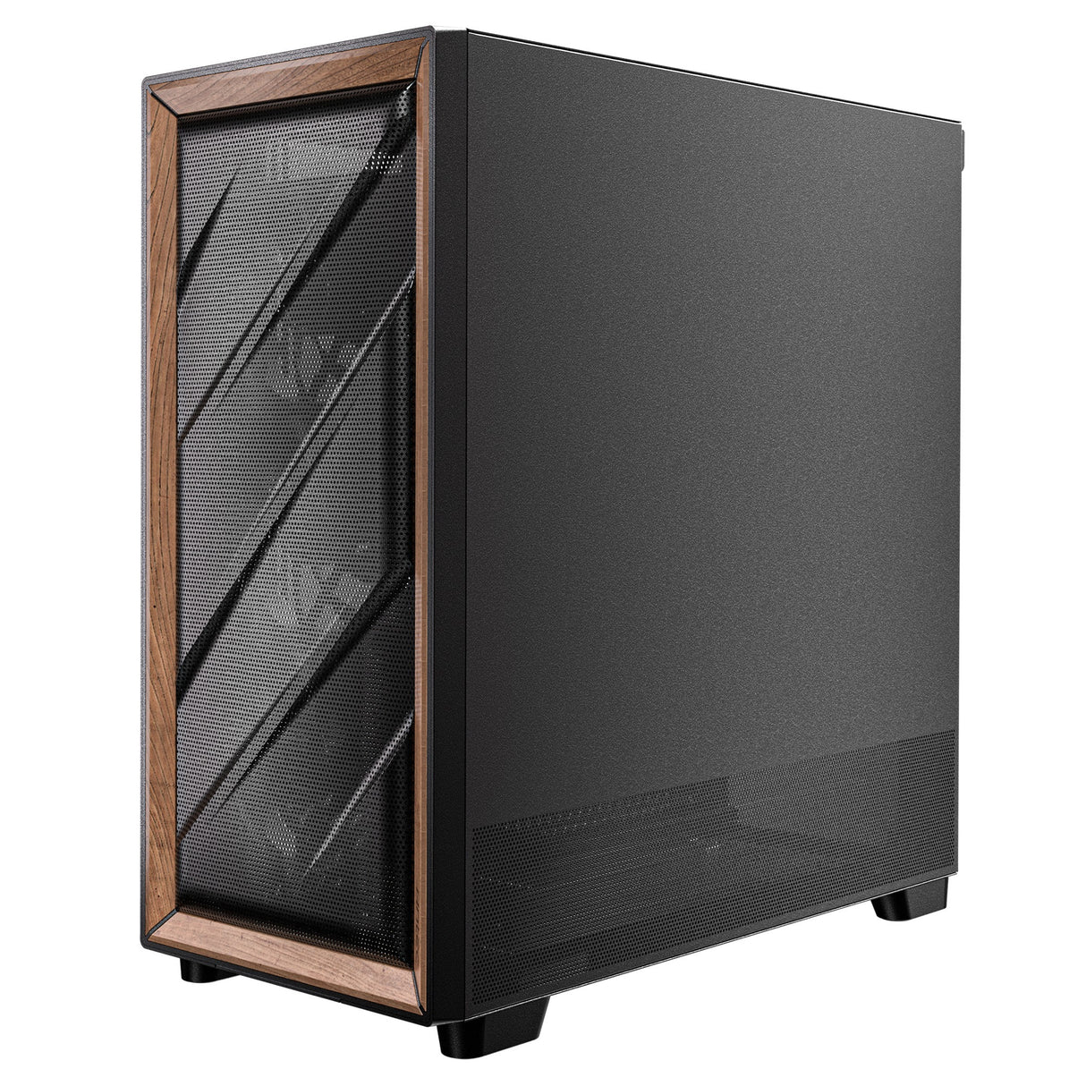 Antec Flux Midi Tower kryt (černý | 2x USB-A | 1x USB-C | tvrzené sklo)