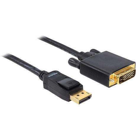 Delock kijelzőport a dvi kábel adapterhez (fekete, 1 méter)