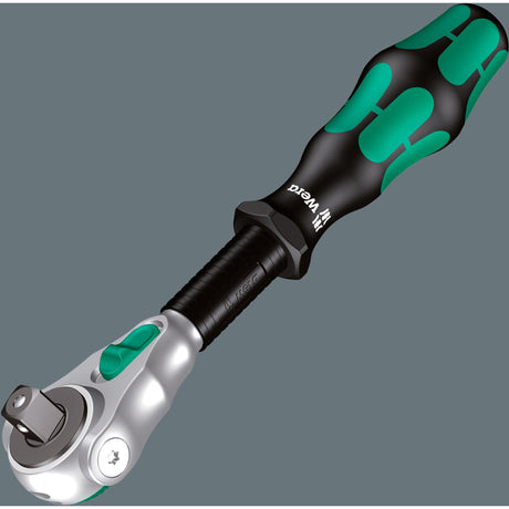 Wera 8100 SA 4 Zyklop Speed-Ratschen-Set, 1 4-Werkzeug-Set (schwarz grün, 41-teilig, Speed-Ratsche mit Schwenkkopf)
