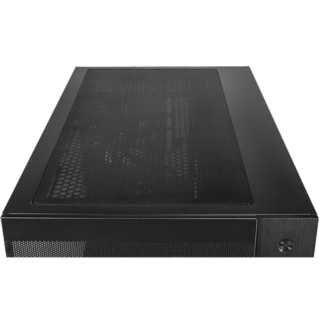 Chieftec Visio Air Midi Tower Gehäuse (schwaarz | 2x USB-A | 1x USB-C | temperéiert Glas)
