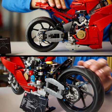 Lego technic 42202 ducati panigale v4 s engine