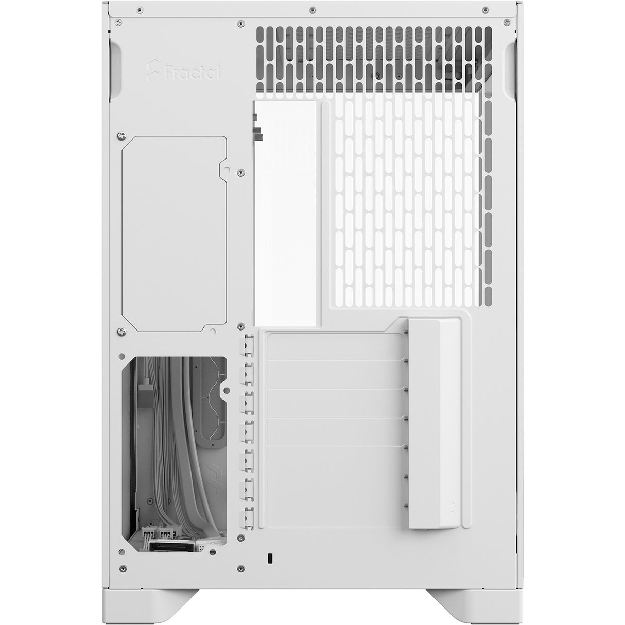 Fractal Design Pop 2 Vision RGB Midi Tower Case (White | 1x USB-A | 1x USB-C | RGB | Tempered Glass)