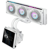 Asus rog strix slc iv 360 argb lcd white edition waterkoeling (wit)