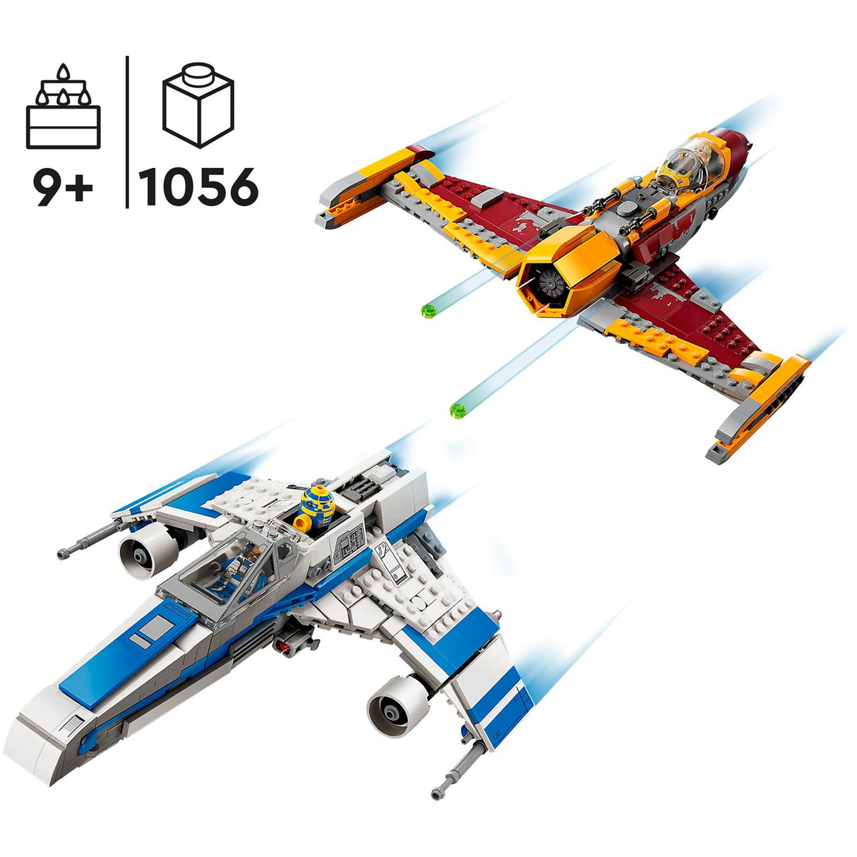 Lego Star Wars - New Republic E-Wing vs. Shin Hati's Starfighter Building Toy (75364)