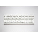 Klasična čista bela mehanska tipkovnica Ducky one 3 rgb (bela, ameriška postavitev (qwerty), češnjeva mx tiha rdeča, 100 % rgb led, dvojni posnetek pbt, možnost vroče zamenjave, quack mehanika)