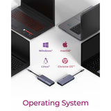 Icy Box IB-DK4062-CPD 12-in-1 Docking Station (aluminium)
