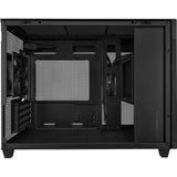 Asus prime ap201 mini bokštinis dėklas (juodas | 2x USB-A | 1x USB-C)