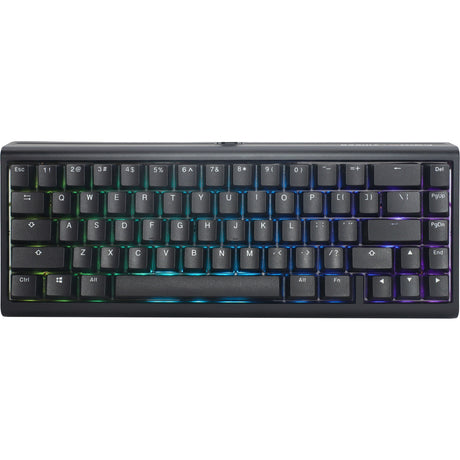 Ducky ProjectD Tinker 65 with QMK VIA RGB mechanical keyboard (black, US layout (QWERTY), Cherry MX Red, 65%, RGB LEDs, double-shot PBT, hot-swappable, gasket mount)