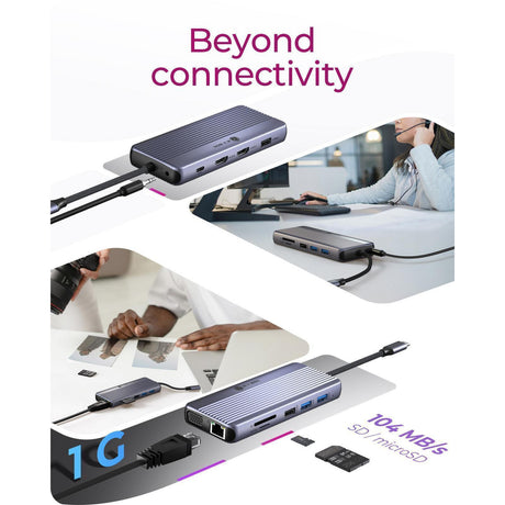 Icy Box IB-DK4062-CPD 12-in-1 Docking Station (aluminium)