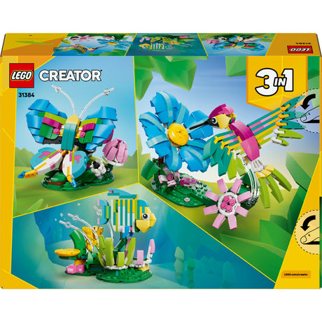 Lego ® creator 3in1 wild animals: colorful hummingbird - 31384
