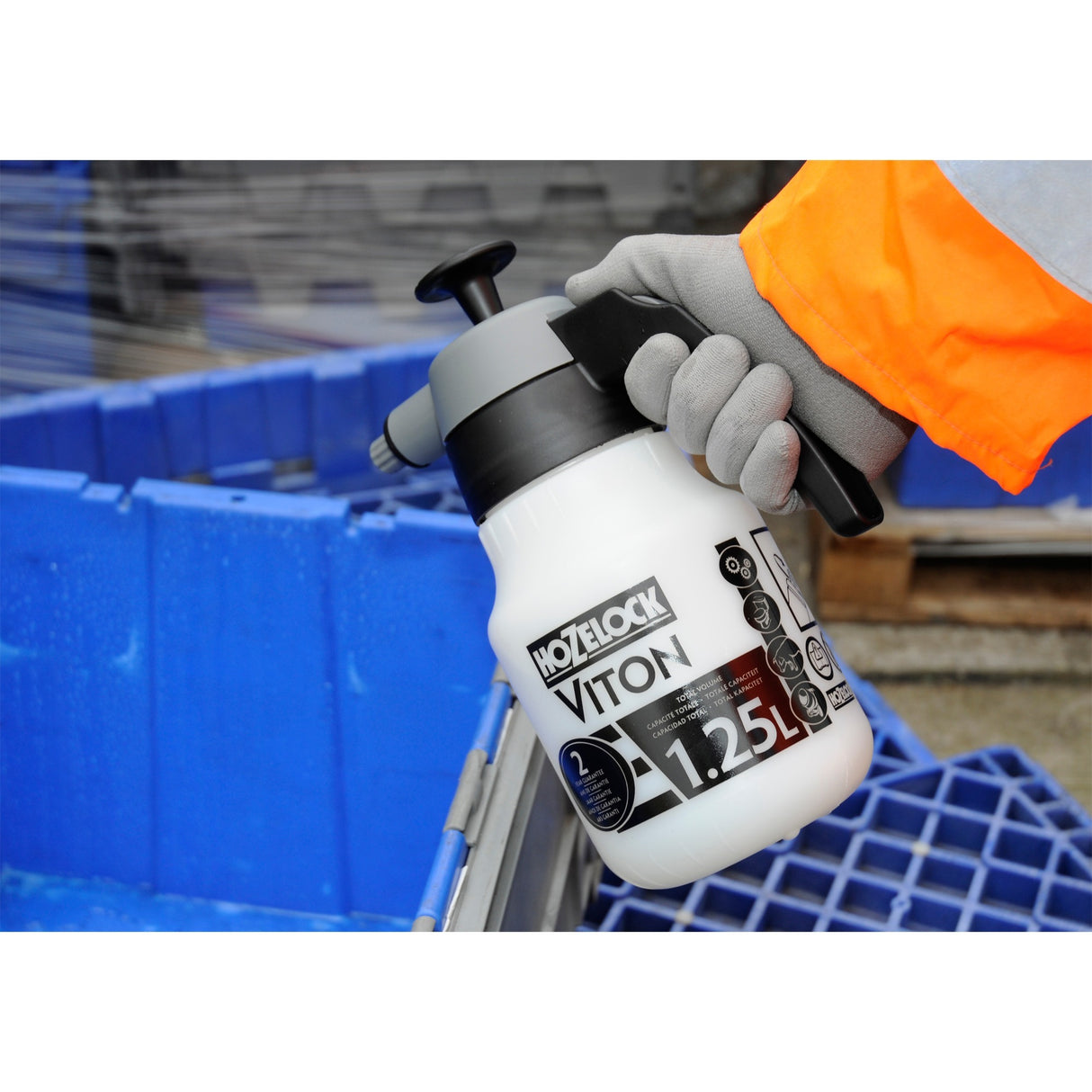 Hozelock 5102 trykksprøyte Viton (1,25 l)