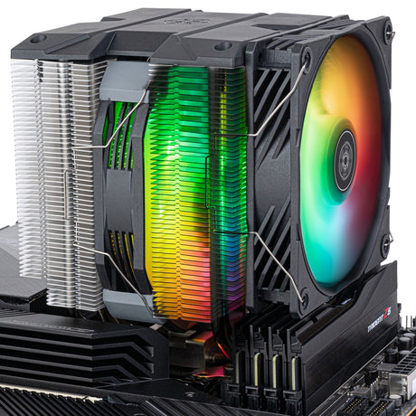 Silverstone SST-HYD140-ARGB CPU Cooler (4-pin PWM fan connector, 4-1 pin ARGB (5V LED))