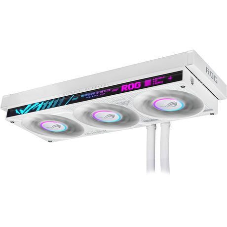Asus rog strix slc iv 360 argb lcd white edition waterkoeling (wit)
